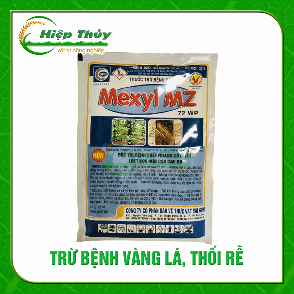 Mexyl mz 72wp 100g spc - trừ bệnh vàng lá, thối rể và các loại nấm hại cây trồng