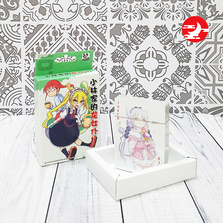 Bộ bài tây anime kobayashi-san chi no maid dragon nàng hầu rồng