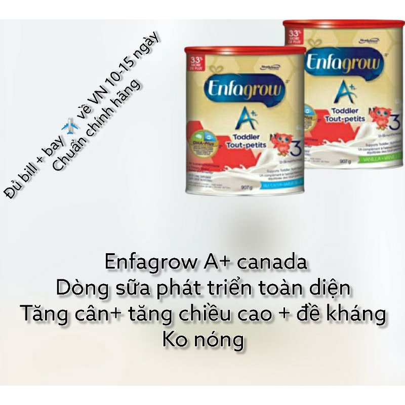 Sữa enfagrow canada 907g