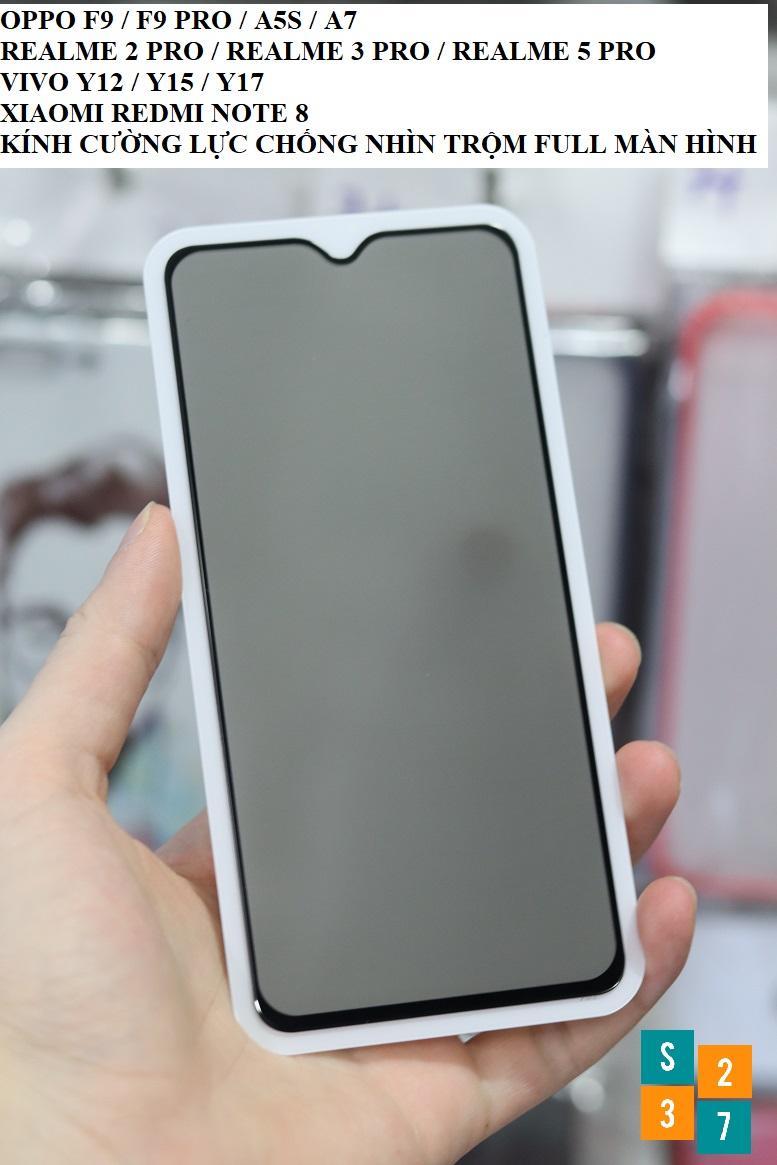 [HCM]Cường lực chống nhìn trộm Xiaomi Redmi Note 8 Kính Full màn chống nhìn