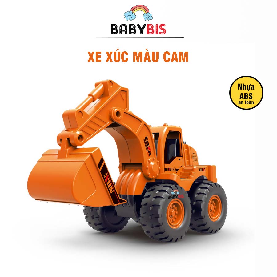 Đồ chơi mô hình xe công trình xây dựng cho bé, xe cứu hỏa, xe rác, xe nông nghiệp nhựa ABS an toàn, bền đẹp rất nhiều loại xe kiểu dángBabybis - 9