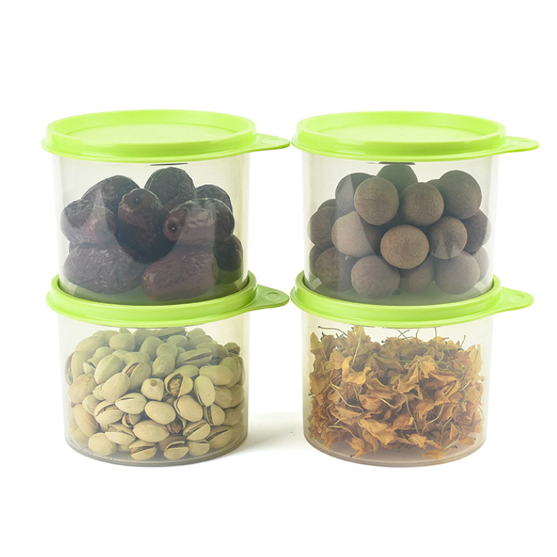 Bộ hộp đựng đồ khô tupperware, bộ 4 hộp 600ml