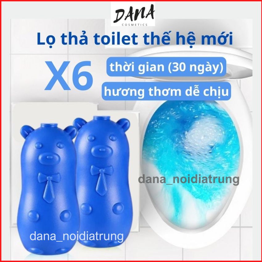 Lọ Gấu Thả Bồn Cầu Diệt Khuẩn Siêu Xinh Chống Hôi Khử Mùi Bồn Cầu DANA