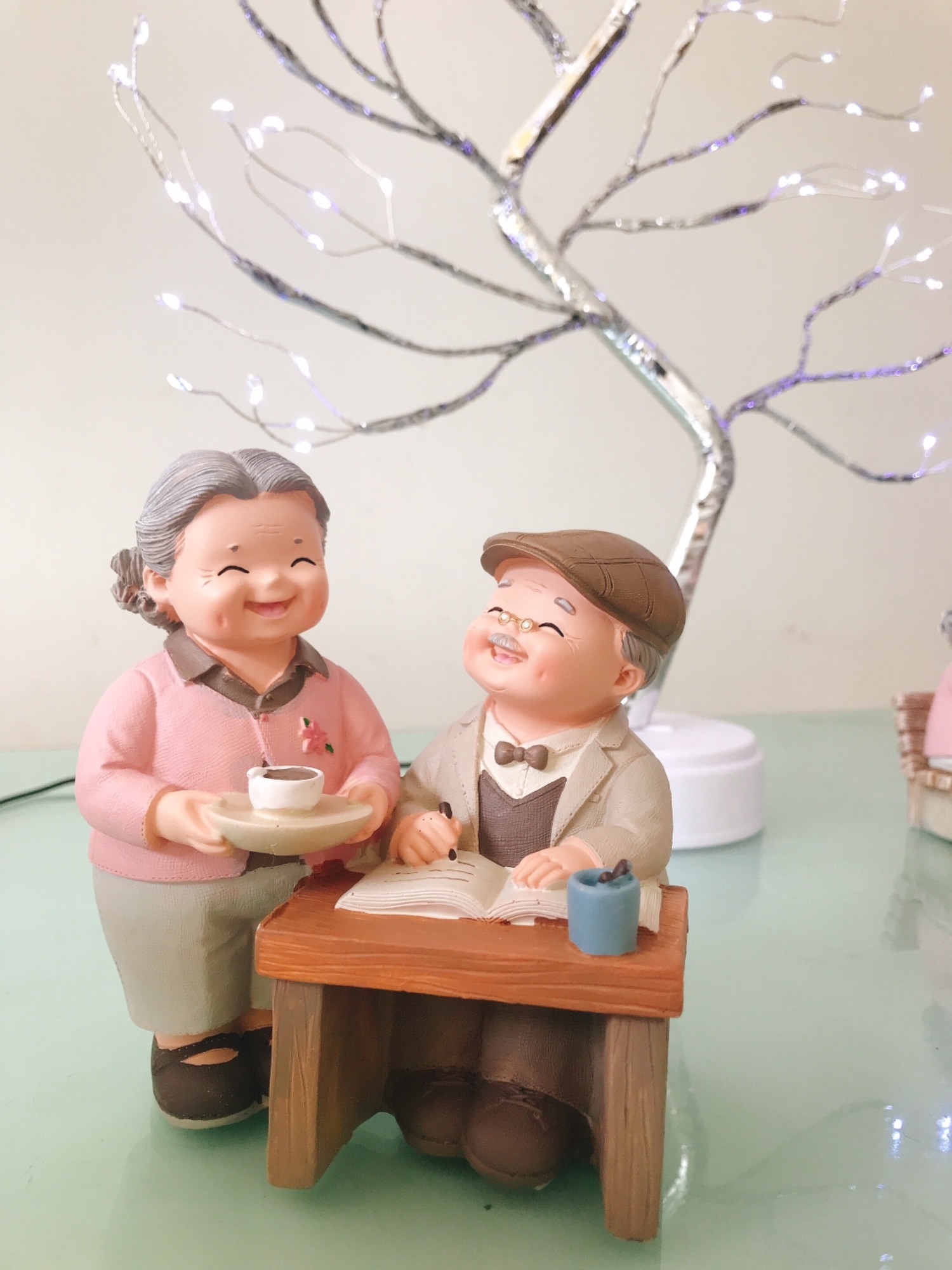 [ Có CLIP ] Tượng ông bà hạnh phúc trang trí nhà cửa siêu đẹp