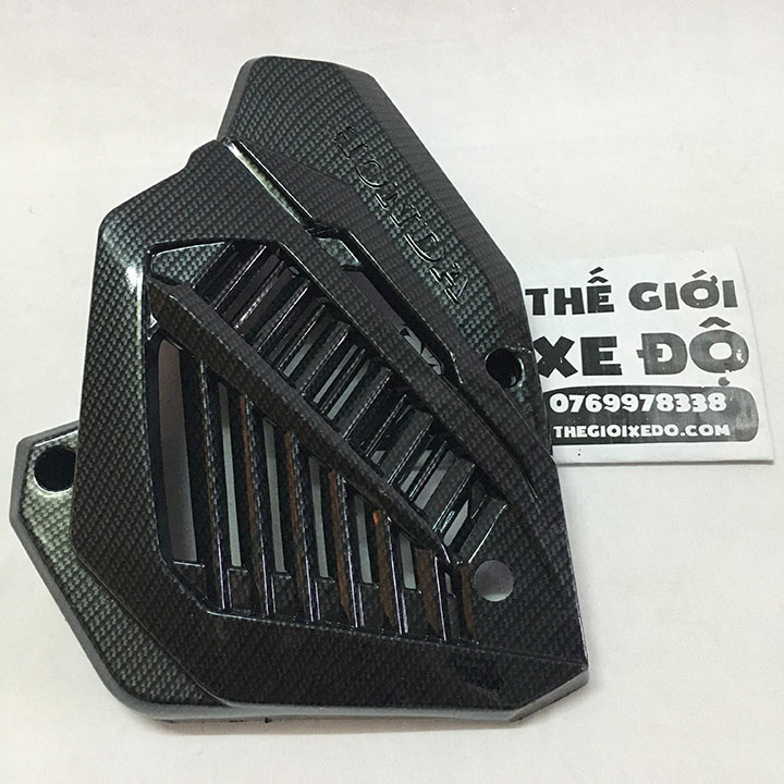 Ốp két nước Air Blade 150 125 cc carbon - phụ kiện trang trí két tản nhiệt cacbon xe AB 2020 - 2021 - 2022