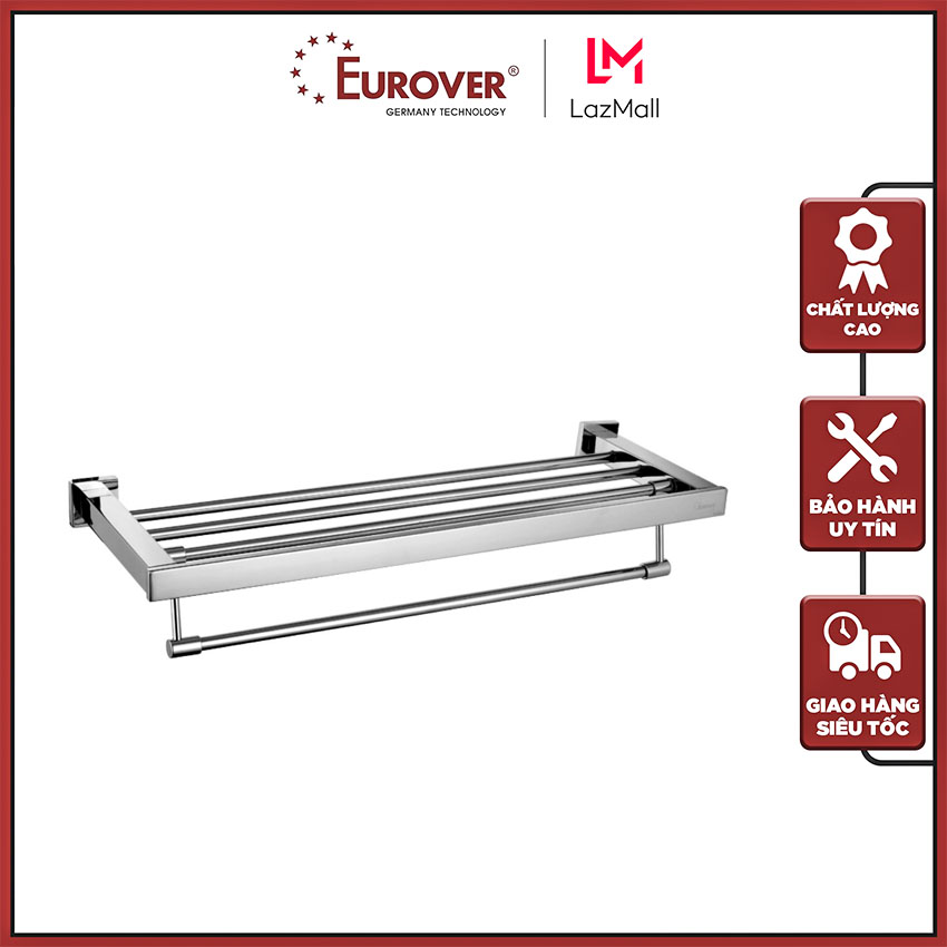 Giá treo quần áo treo khăn tắm máng khăn giàn tầng inox 304 Eurover chính hãng FC9011 độ bền cao không gỉ sét, bảo hành 10 năm