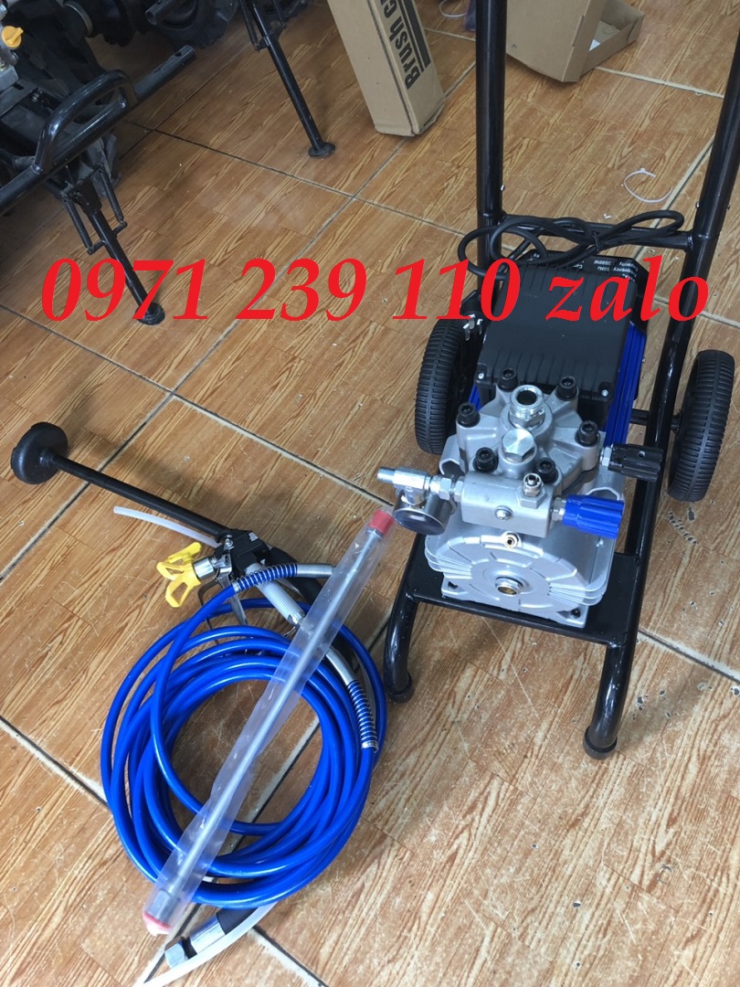 Máy phun sơn nước,sơn dầu Yikito HD990 Nhật Bản có khả năng phun 2 vòi