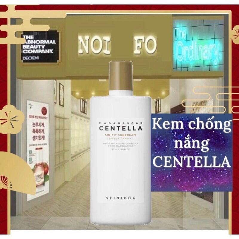 Kem chống nắng skin 1004 madagascar centella air-fit suncream spf50+