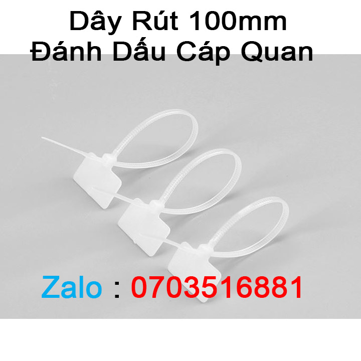 Dây Rút Nhựa 100mm Dùng Để Đánh Dấu
