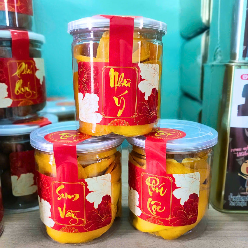 Xoài Sấy Dẻo Chua Ngọt, Hũ Pet - Siêu Thị BeeGin