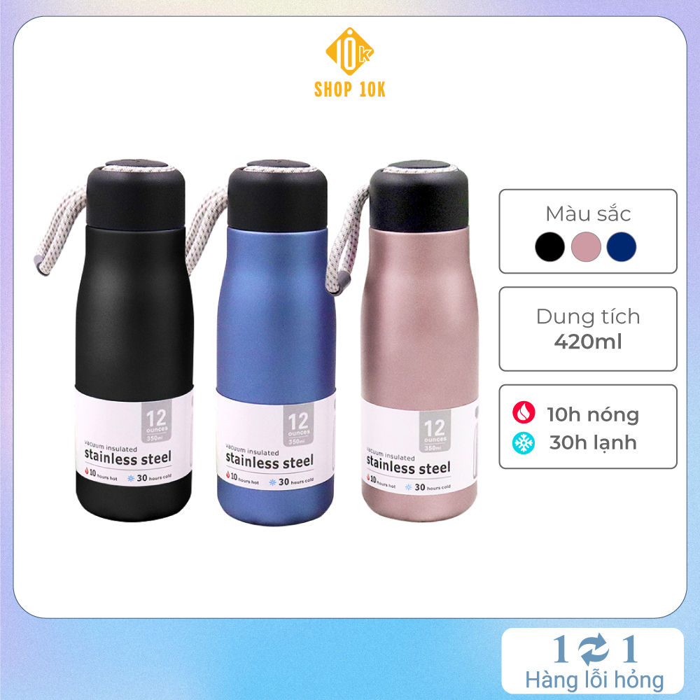Bình giữ nhiệt cao cấp 350ml, bình đựng nước nóng lạnh -SP004745