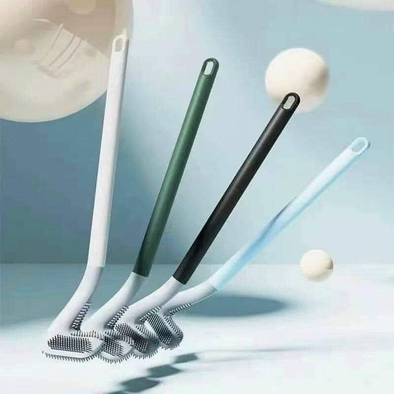 CÂY CỌ TOLET, CHỔI CỌ TOLET, CÂY CHÀ NHÀ VỆ SINH THÔNG MINH THẾ HỆ MỚI SILICON TẶNG MÓC TREO TƯỜNG