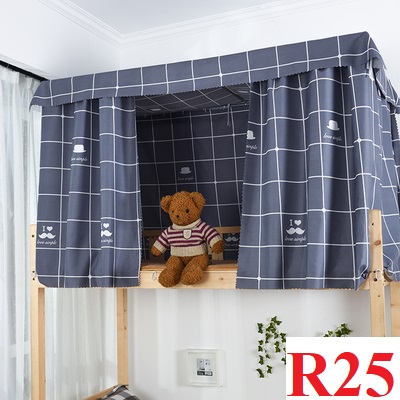 (HÀNG SẴN)Rèm che giường ký túc xá - Che cạnh 1 cạnh dài của giường