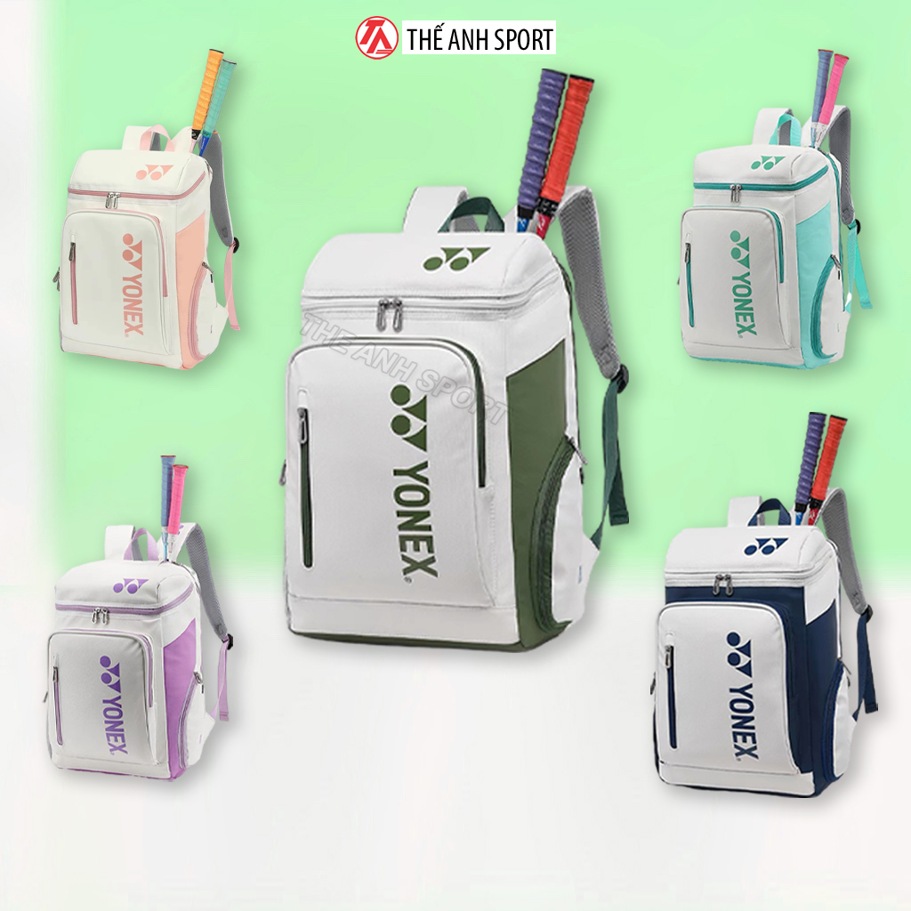 [Hoàn tiền MAX] Balo cầu lông Yonex, túi đựng vợt cầu lông mới nhất chất liệu da cao cấp chống mưa
