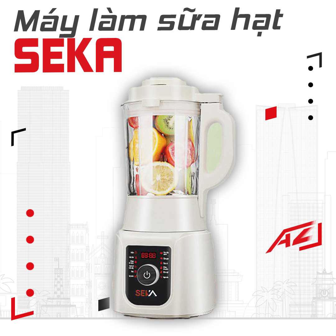 Máy làm sữa hạt Seka - Máy xay nấu sữa hạt đa năng - dung tích 1,75L - Máy xay sinh tố Seka - Máy làm sữa hạt đa chức năng - Máy nấu sữa hạt Seka