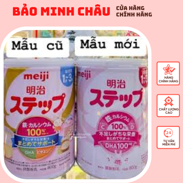 Sữa meiji nội địa nhật lon 800g số 0 , số 9 - hàng nội địa nhật - sữa bột meiji - sữa meiji lon 800g
