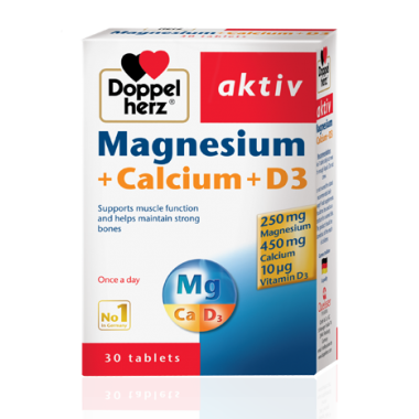 Bổ sung canxi và vitamin D MAGNESIUM+CALCIUM+D3