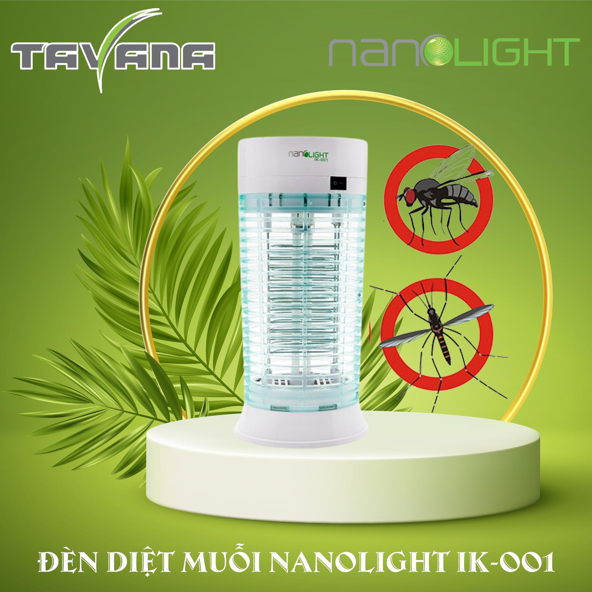 Đèn diệt muỗi và côn trùng nanolight ik-001