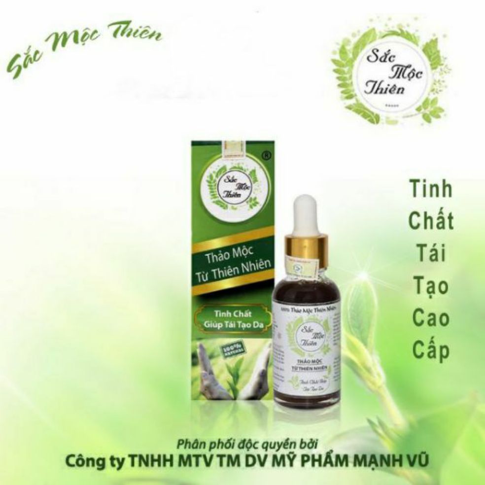 'chính hãng' tái tạo da 30ml sắc mộc thiên