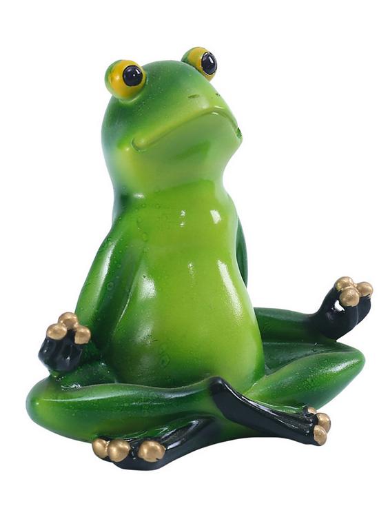 Giảm giá Yoga Frog Figurine Decor Basic Yoga Pose Frog Sculpture ...