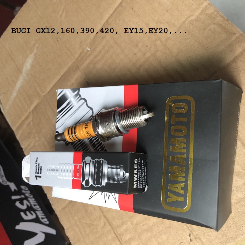 Bugi máy 4 thì 2 thì gx120 gx160 gx200 gx340 gx390 gx420 ey15 ey20 ey28 stihl ms070 yt4500 yt5200 yt5600 td40 cg430 gx35 ms6a, bm6a, cj8, husqvarna 130bt, 150bt, 350bt, 570bts