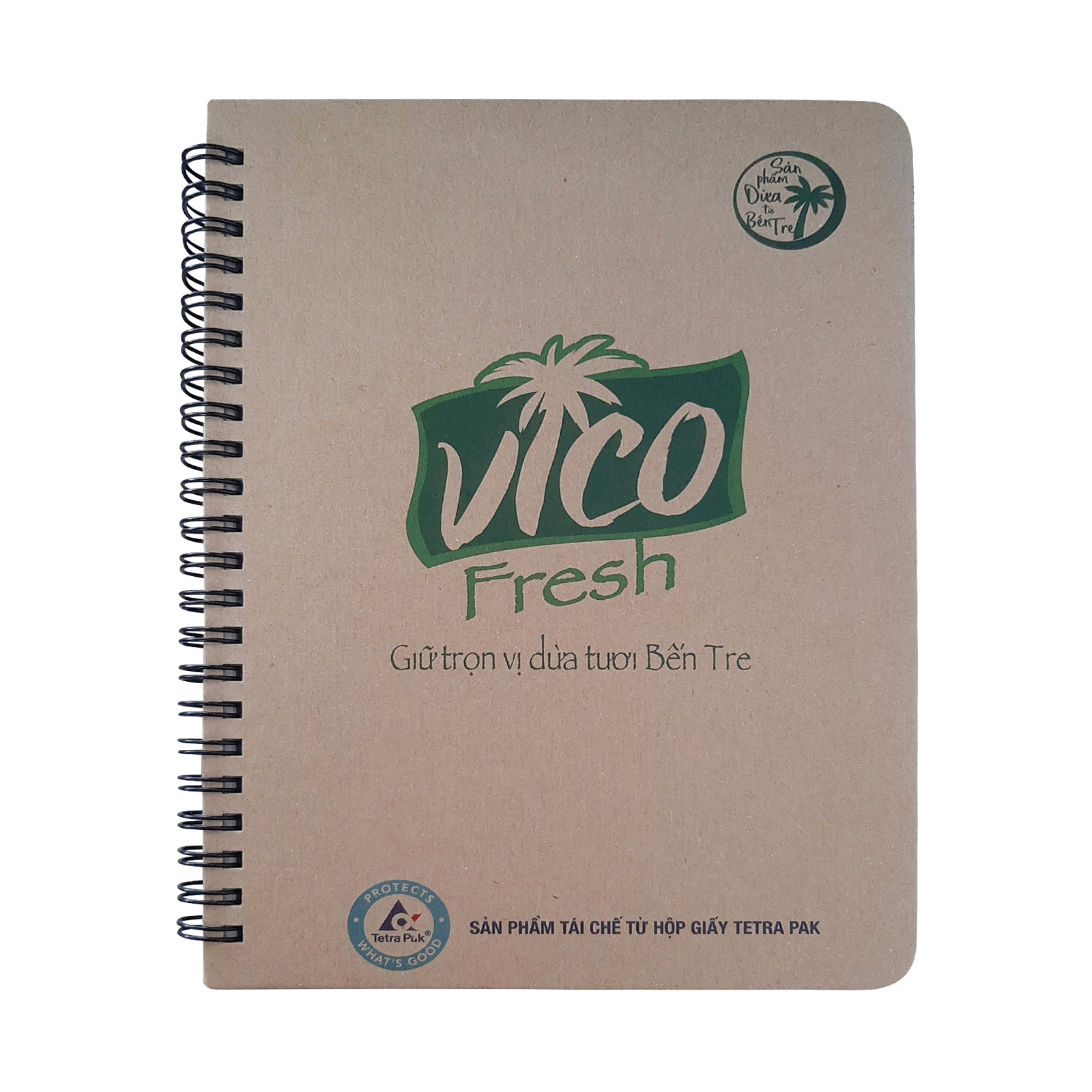 Sổ tay vico fresh - tái chế từ hộp giấy tetra pak