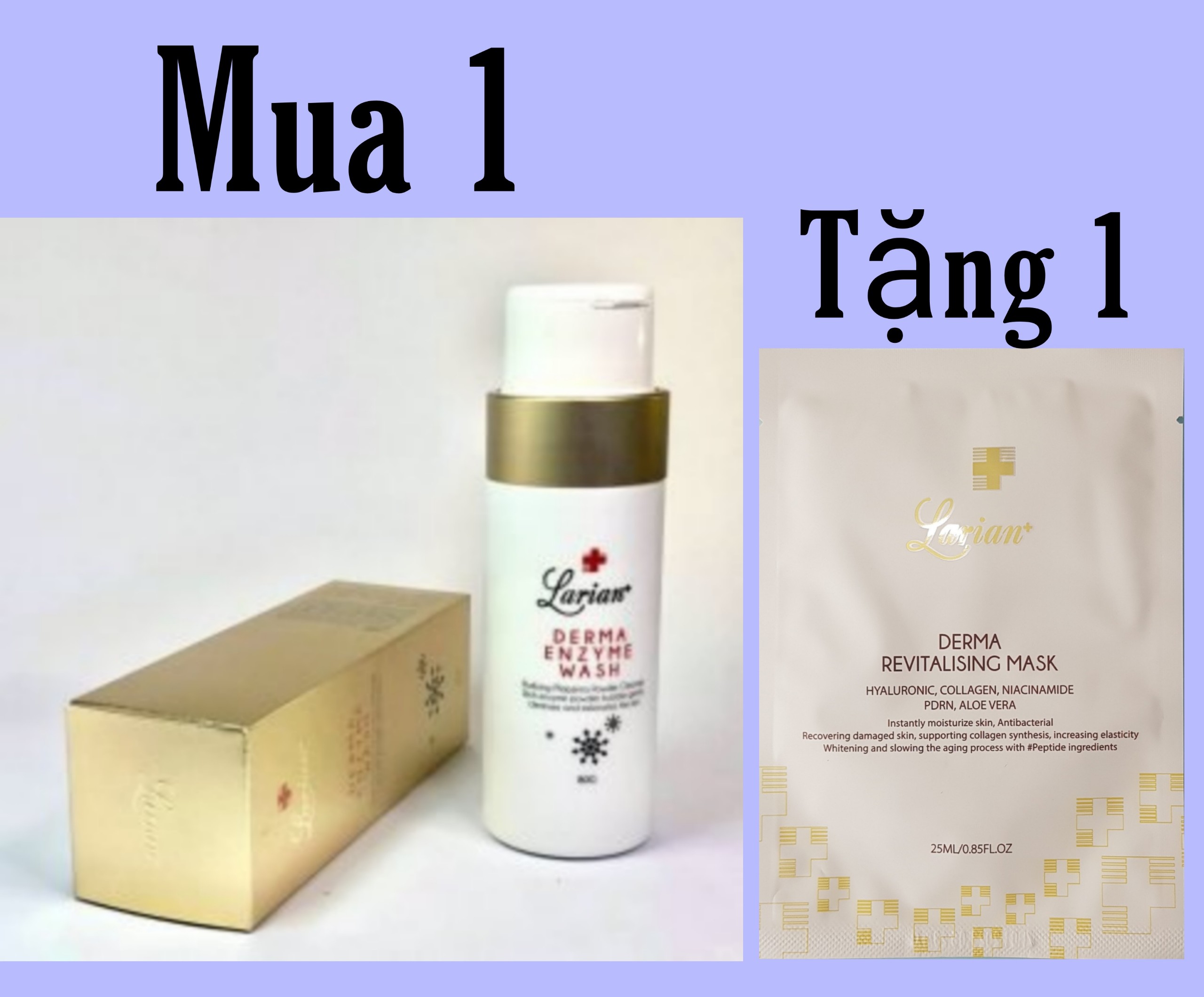 Rửa mặt dạng bột Larian Hàn Quốc