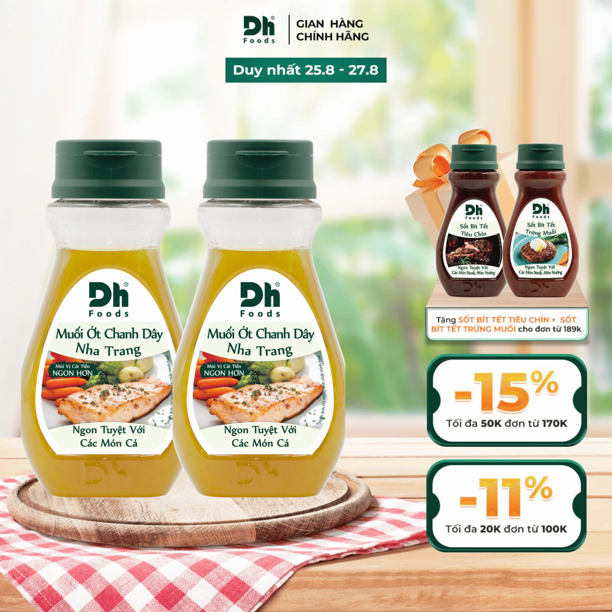 Combo 2 Muối Ớt Chanh Dây Nha Trang Dh Foods