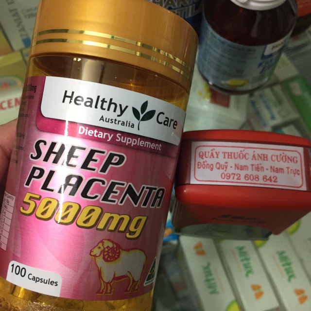 NHAU THAI CỪU ÚC sheep placenta