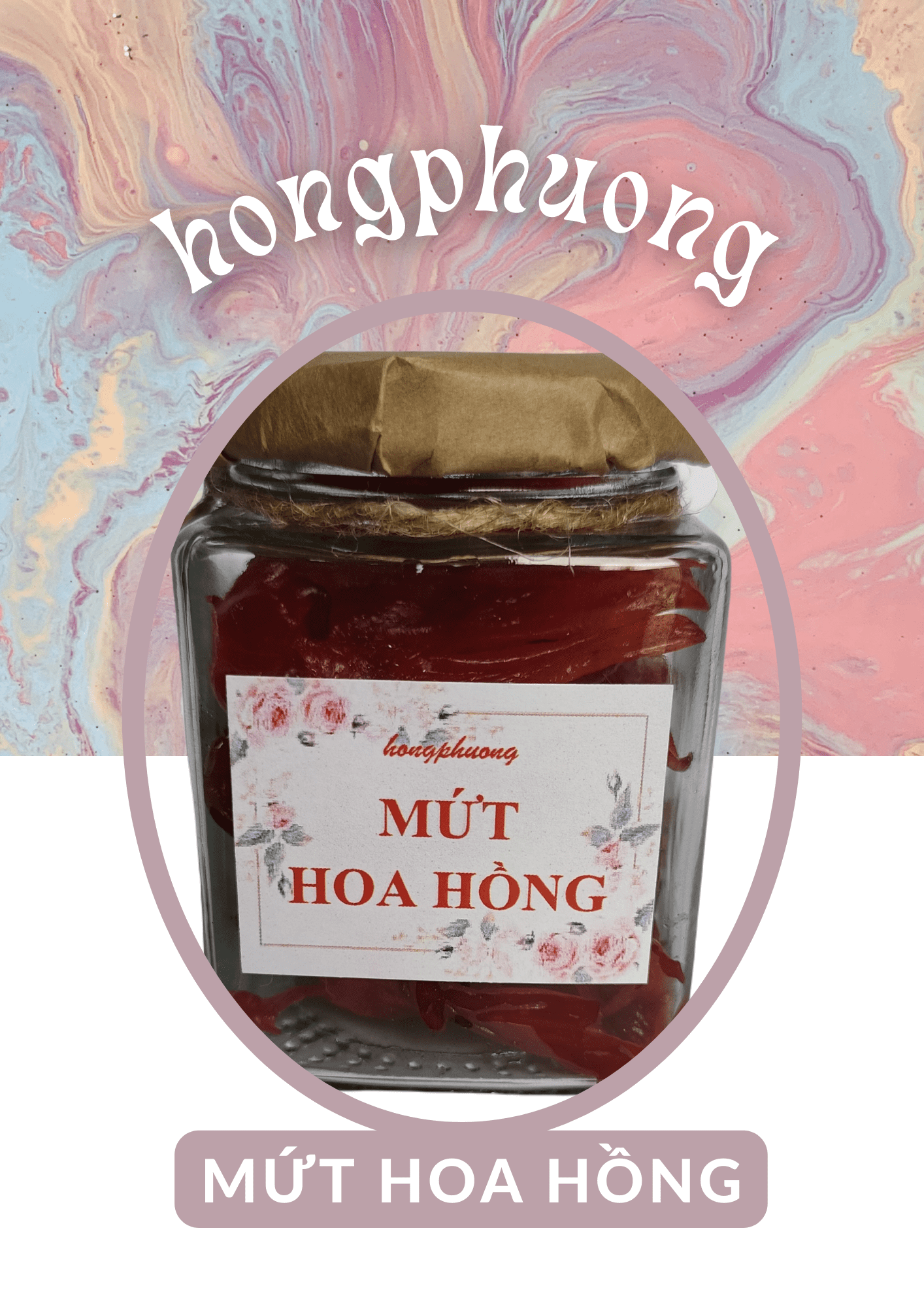 Mứt hoa hồng