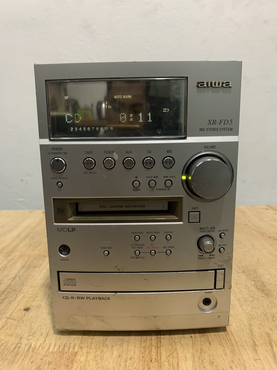 Bán cục dàn Amply Aiwa XR - FD5 hát rất hay chỉnh bass trep mid trực tiếp