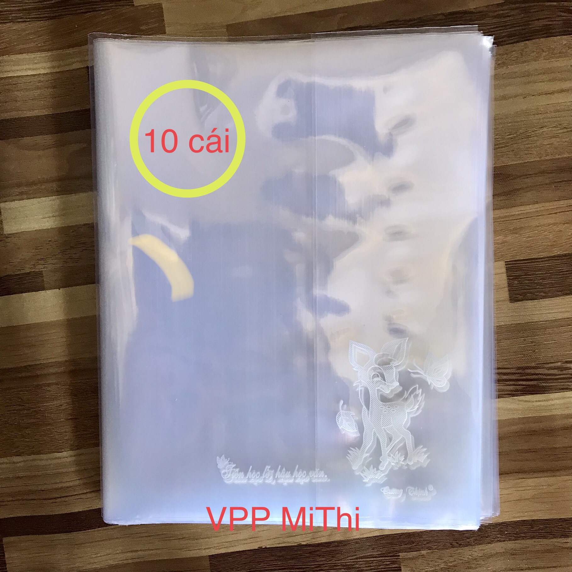 Combo 10 cái bìa bao tập/ sách loại siêu dày hiệu cường thịnh
