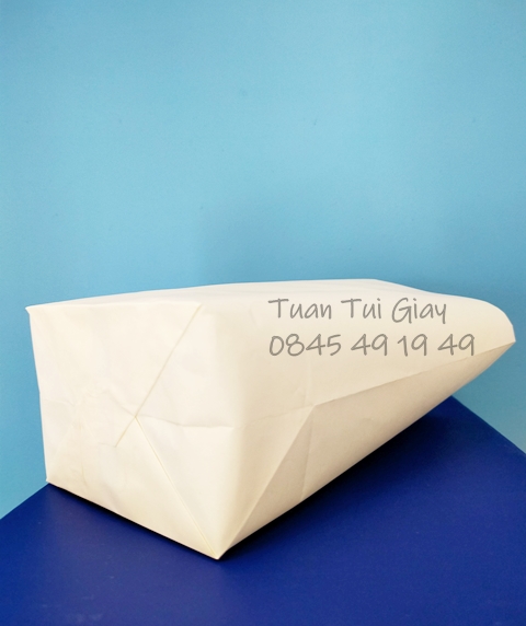 100c túi giấy trắng sz15x17