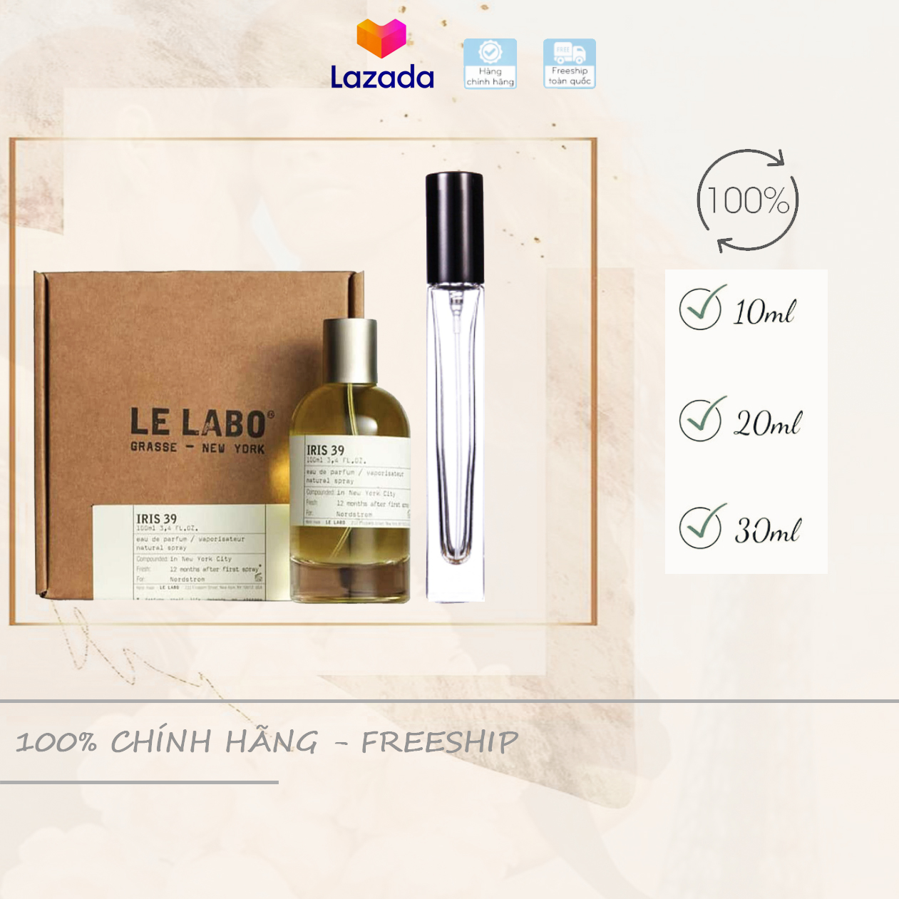 Unisex le labo iris 39