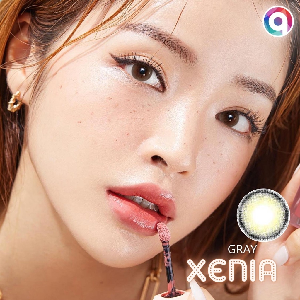 【phổ biến】 Kính áp tròng QUYNH LENS Xenia Gray 0-8 độ