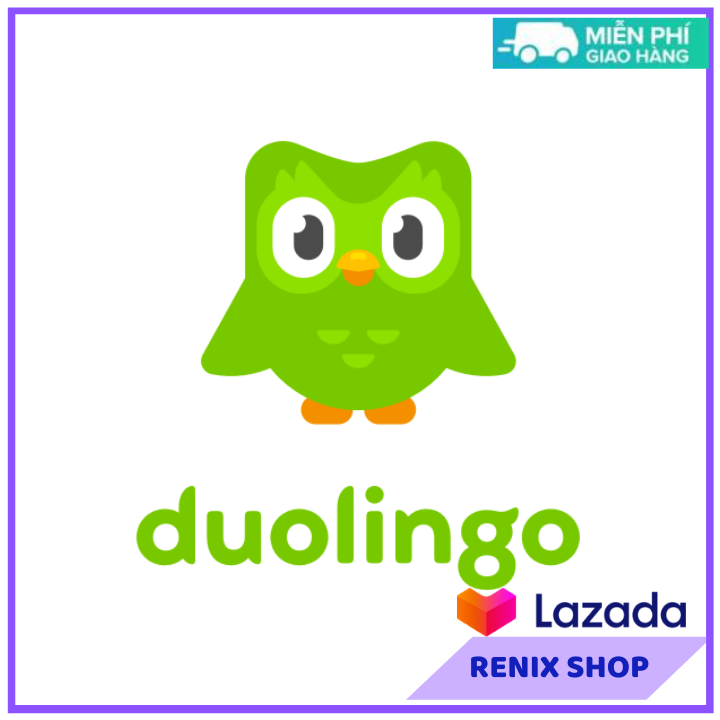 Tài khoản học Tiếng Anh Duolingo Không giới hạn 1 Năm