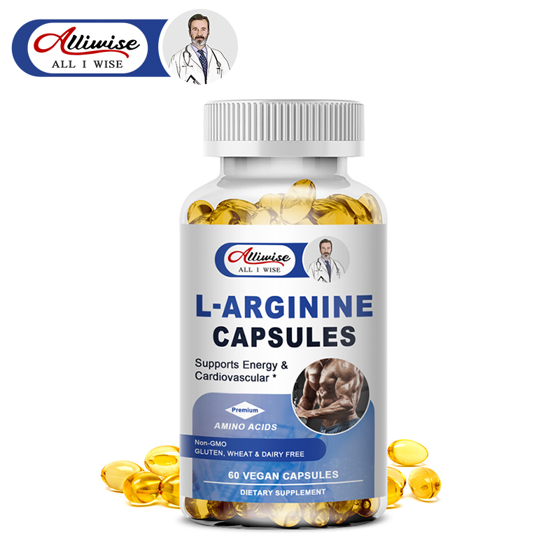 Alliwise L-Arginine L-Citrulline Bổ sung Nitric Oxide Capsule Sức chịu đựng Hiệu suất cho Tập thể dụ