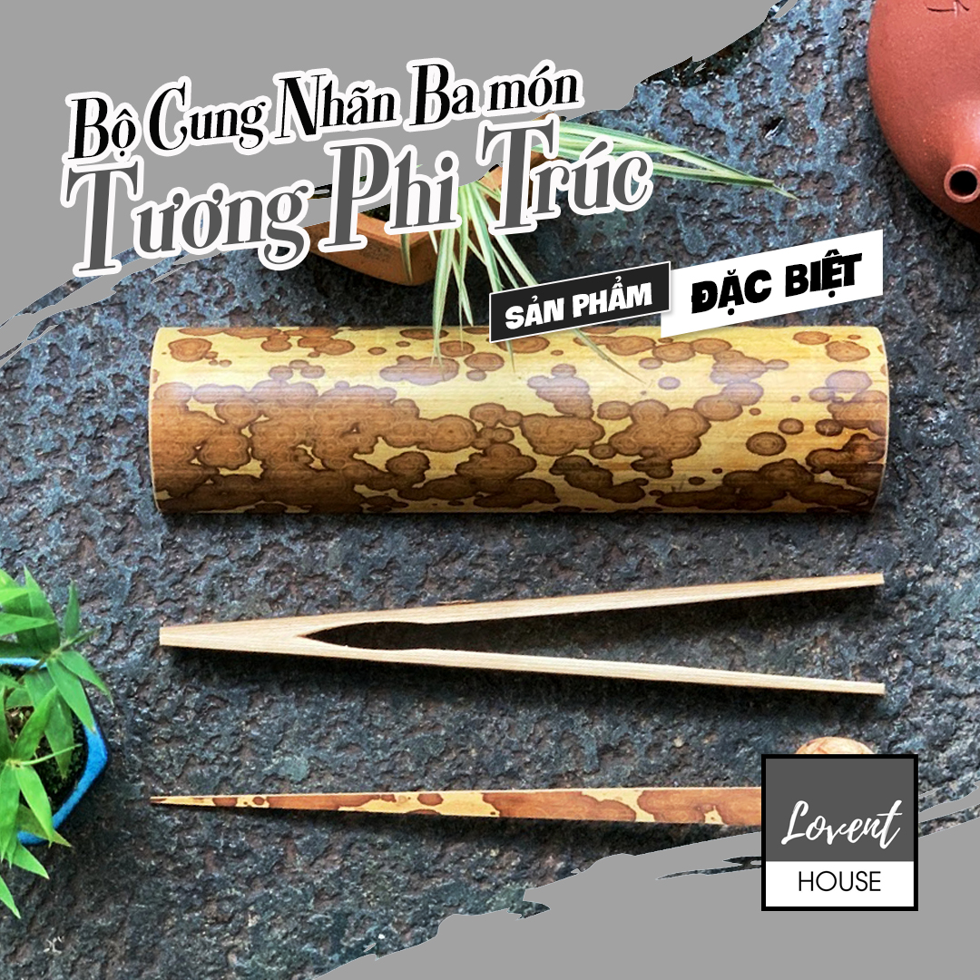 [HCM][Có sẵn] [Rẻ vô địch] [Ảnh thật] Cung Nhãn Trà - thủ công toàn chế - Tương Phi Trúc