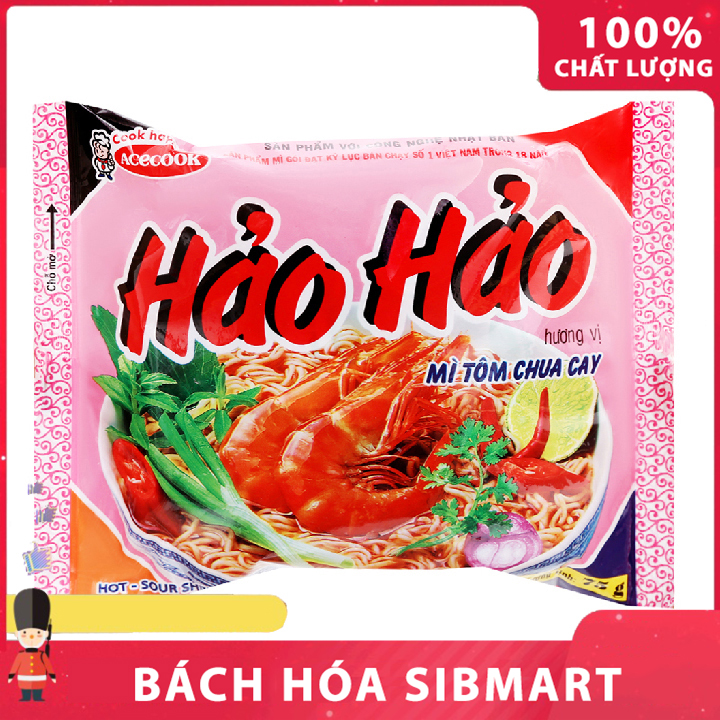 Mì tôm hảo hảo acecook 75g - bách hóa sibmart - sa0001