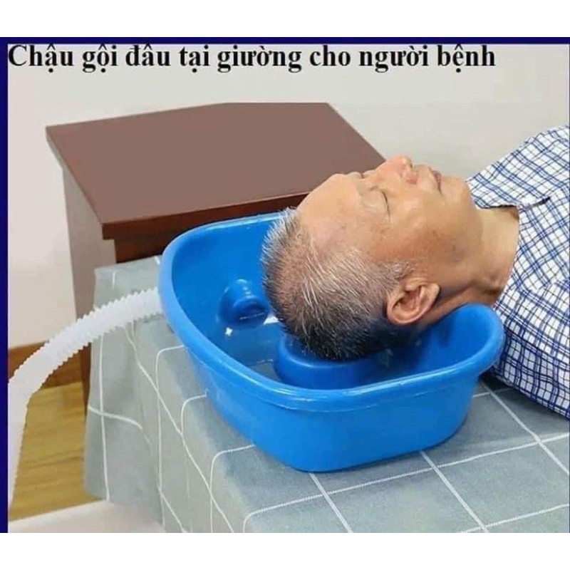 Chậu Gội Đầu Cho Người Già, Máng Gội Đầu Cho Bà Bầu, Bồn Gội Đầu Cho Người Già Tại Giường