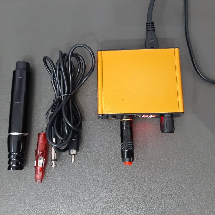 MÁY PEN PHUN MÔI SIÊU NHANH SỬ DỤNG CHO CẢ XĂM HÌNH BỘ ĐẦY ĐỦ