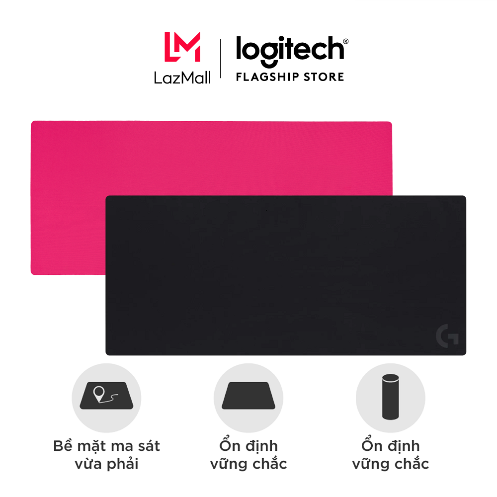 Bàn di chuột cỡ lớn Logitech G840 XL - Bề mặt điều chỉnh hiệu suất, Đế cao su ổn định