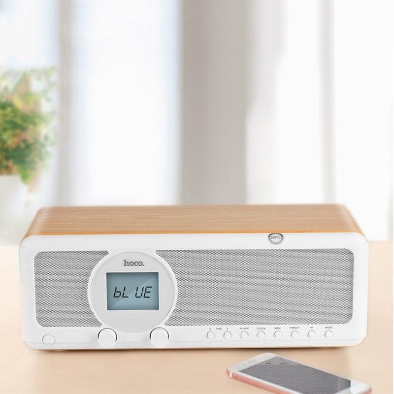Loa Bluetooth để bàn Hoco BS12 Earl Wooden