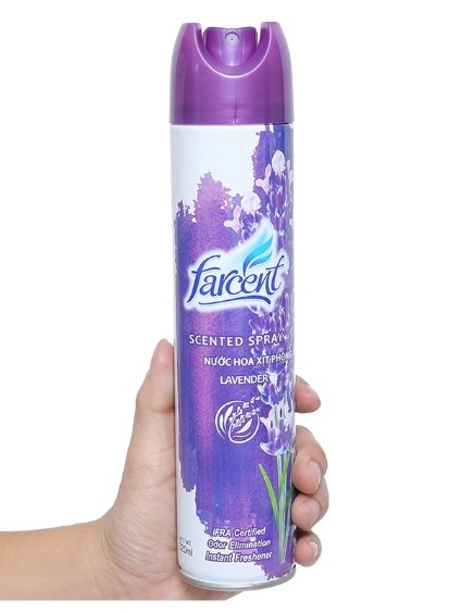 Combo 2 chai nước hoa xịt thơm phòng Farcent 320ml Hương Lavender