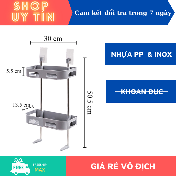 KỆ NHÀ TẮM, KỆ ĐỂ ĐỒ NHÀ TẮM NHÀ VỆ SINH, KỆ 2 TẦNG NHÀ TẮM TIẾT KIỆM DIỆN TÍCH, GIÁ NHỰA ĐỂ ĐỒ 2 TẦNG, Kệ Để Đồ 2 Tầng Sau Toilet