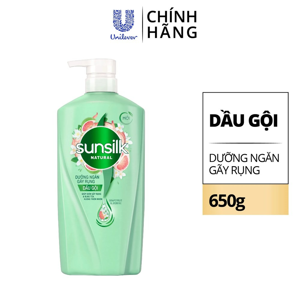 Dầu gội sunsilk dưỡng ngăn rụng tóc chai 650g