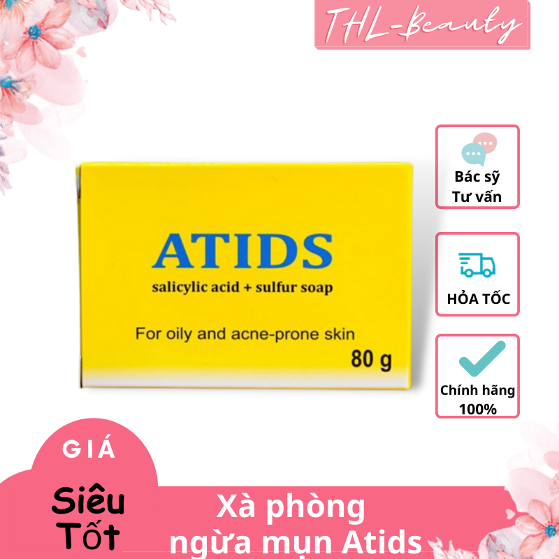 Xà phòng Atids Da Liễu Xà phòng giảm mụn lưng Giảm mụn lưng ATIDS