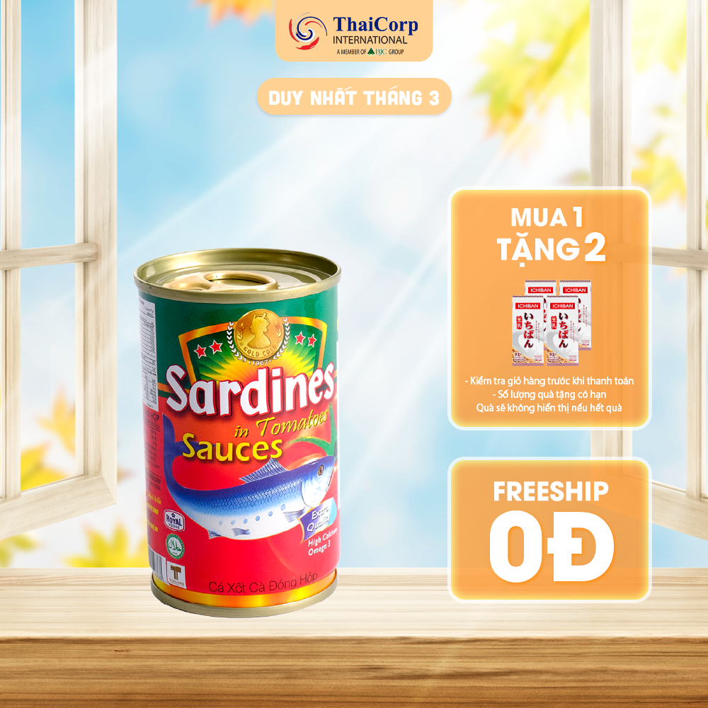Cá Hộp Sốt Cà Sardine (155g/Hộp)