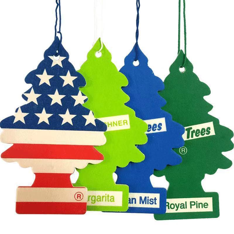 Cây thông thơm Little Trees sử dụng treo xe ô tô - xe hơi - góc làm việc - tráng trí trong phòng - nhiều hình - nhiều mùi - giao mầu và mùi ngẫu nhiên.