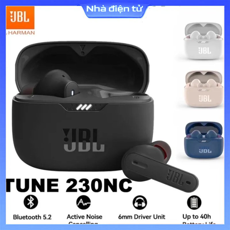 J-BL điều chỉnh 230nc TWS tiếng ồn hủy bỏ Earbuds t230-nc Tai nghe âm trầm Stereo ANC Tai nghe không thấm nước thông minh thể thao Tai nghe kèm Micro